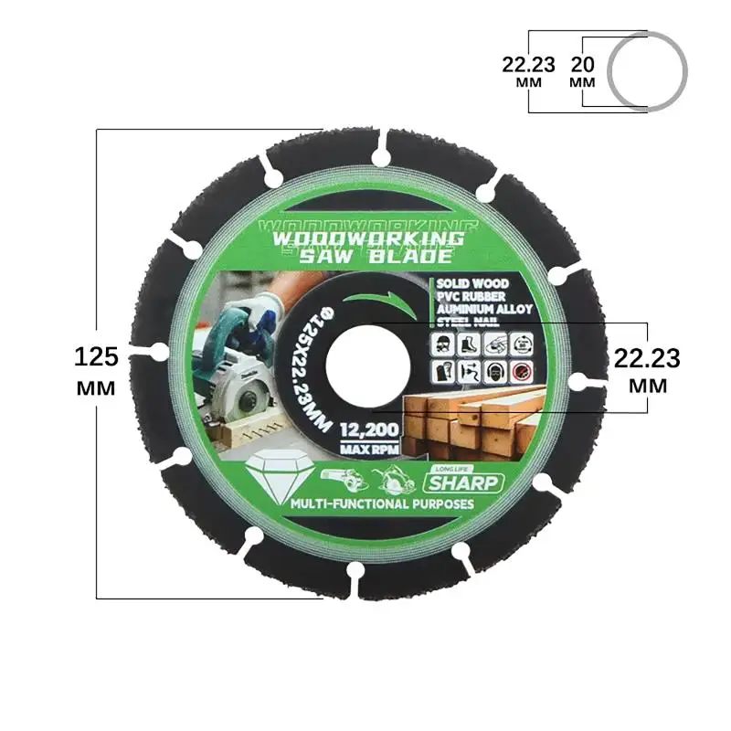 disque de découpe coloré